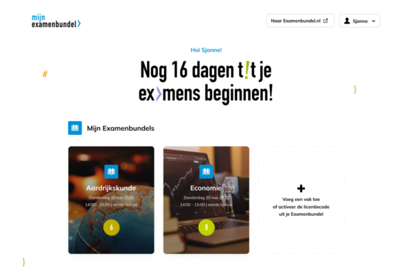 Mijn-omgeving die scholieren helpt om te slagen